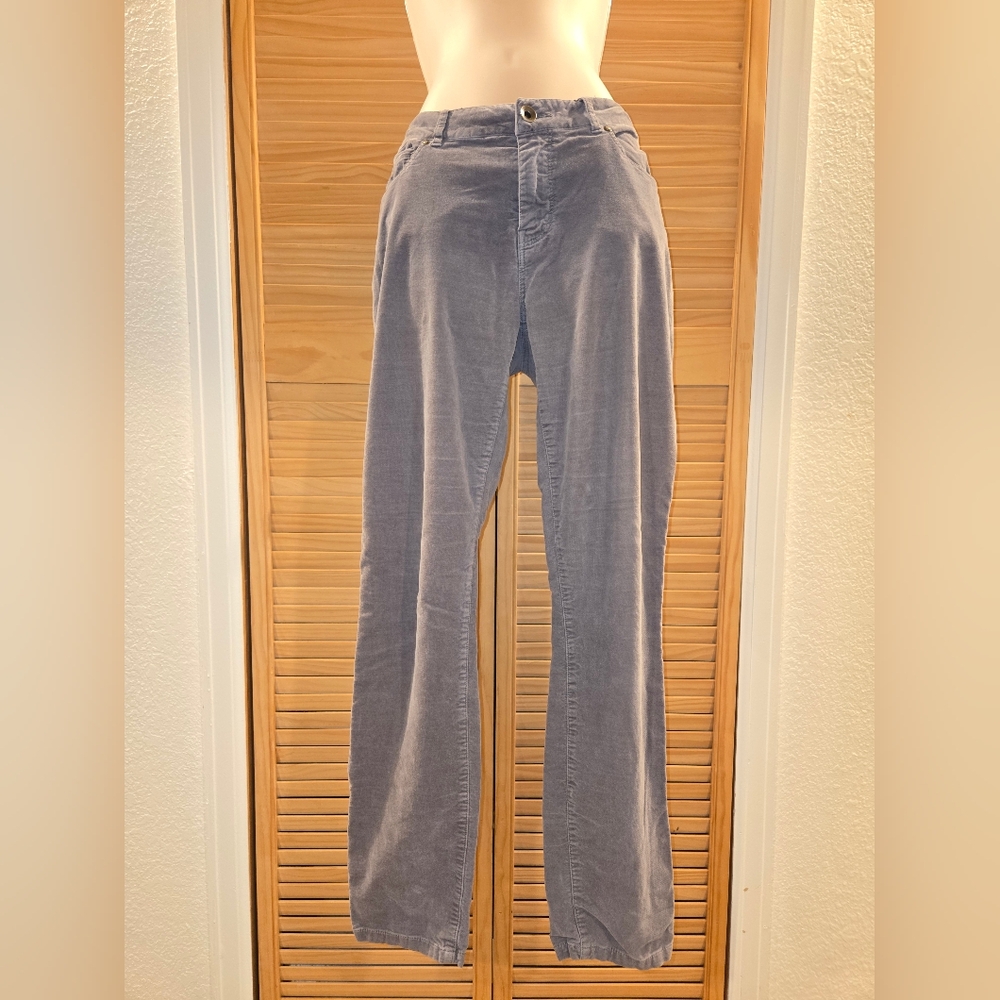 Tribal Gray Straight Leg Pants